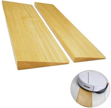 Türschwellenrampe Aus Holz,türschwellenrampe Saugroboter,leichte Und Einfach Zu Transportierende Rampe Türschwelle,für Bürgersteig,Nutzbar Als Rollstuhlrampe,Schwellenrampe(60 * 15 * 3cm)
