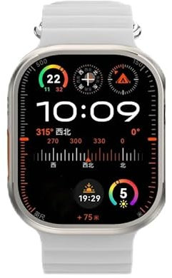 Microwear Ultra Ai 3 - Reloj inteligente S10 Ultra con cámara giratoria de 180° G00gle Play GPS WIFI Amoled HD Display Gobal Calling Smartwatch (plateado, 2+32GB)