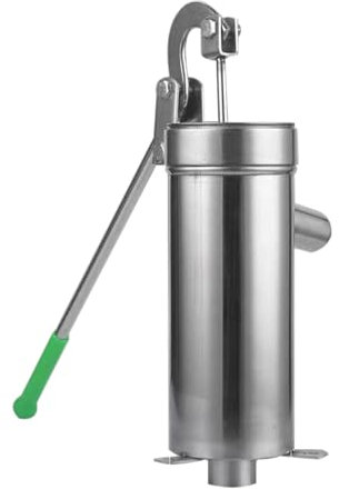 Bueno, bomba manual, bomba de pozo de mano - Bomba manual de transferencia de agua,Fuente de refuerzo para la familia de estanques de césped, dispositivo de succión de agua de pozo de acero inoxidable