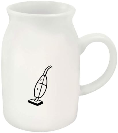 Azeeda 300ml 'Classic Upright Vacuum Cleaner' Ceramic Milk Jug (MJ00020361)