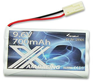 Amewi 28905 NI-MH Akku 9.6V 700mAh Mini-Tamiya Stecker