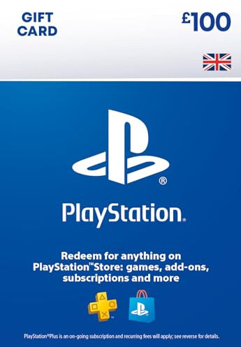 PlayStation Store Gift Card 100 GBP | PSN UK Account | PS5/PS4 Download Code