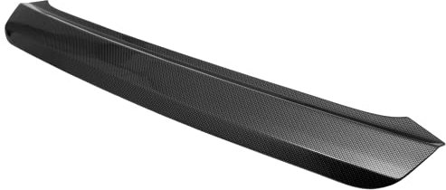 Aroba AR9762 Ladekantenschutz kompatibel mit Audi Q3 & RSQ3 ab BJ. 10.2011-8.2018 Stoßstangenschutz passgenau mit Abkantung ABS Carbon Optik