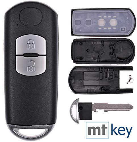 Auto Smartkey Funk Schlüssel Gehäuse 2 Tasten für Mazda 2 3 6 CX-3 CX-5 MX-5