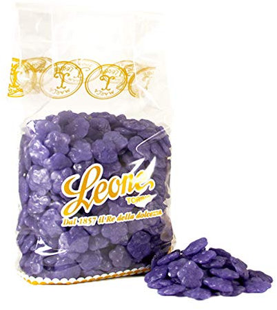 Pastiglie Leone - Caramelle dure alla Violetta confezione da 500 grammi - drops Violette Leone