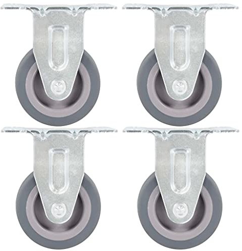 vidaXL 12 pcs Fixed Casters 50 mm