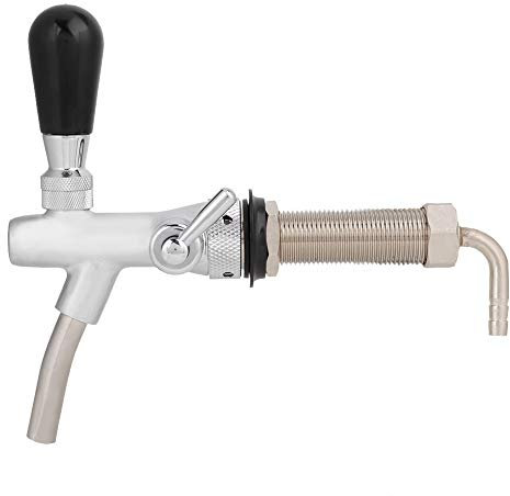Raguso Grifo de grifo de cerveza ajustable acero inoxidable grifo buena plasticidad