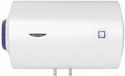 Ariston Blu1 Eco H - Termo Eléctrico 80 Litros, Calentador de Agua Eléctrico Horizontal, Función ECO y Regulación Externa 47x50x79 - Calentadores para Instalación en España - Eficiencia C Rango (A+/F)