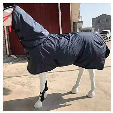 MaJu Reitzubehör Pferdeteppich Warme Pferdedecke Wasserdicht Und Kalt Im Winter(Size:135cm)