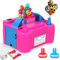 Electric Balloon Pump, Electric Air Pump Dual Nozzle AC220-240V 600W Inflator, Fast and Easy Balloons Filling for Event Party,Wedding, Birthday Decoration with Accessories.