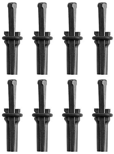 aleawol 8 Stück Industriequalität 9/16 Zoll Steckkeil und Federscheiben, Feder- und Keilsteinspalter Beton, Marmor, Granit, Stein, Spaltwerkzeug
