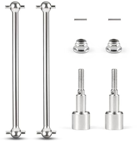 HAIBOXING 1/12TH Scale RC Car Spare Parts, Desert Truck Metal Rear Drive Shafts Apply to 2995 & 2997A (T2112 & T2113)