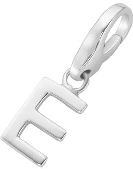 Giorgio Martello Milano Charm Charm Buchstabe E, Silber 925