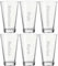 LUXENTU Trinkglas mit Gravur, 300 ml, Universalgläser mit personalisierter Namensgravur für Kinder & Erwachsene, Spülmaschinengeeignet, Name quer, 6 Stück