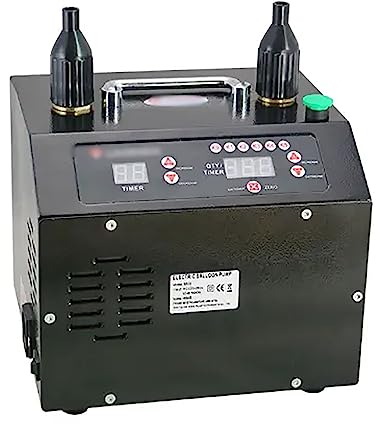 NGARY Luftballon-Inflator, Digitaler Timer, Elektrische Ballon-Inflator-Maschine, Professionelle Automatische Modellierungs-Ballon-Gebläsepumpe Mit Speicherfunktion, Für Dekoration, Party