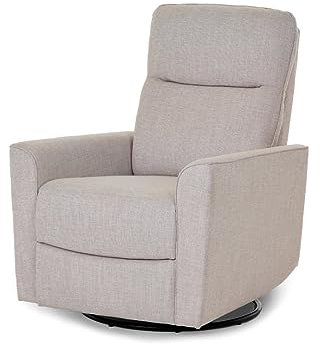 Obaby Savannah Swivel Glider Recliner Chair - Oatmeal