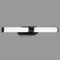 BRILONER - LED Spiegelleuchte Bad, Spiegellampe Badezimmer, Wandlampe, Wandleuchte, IP44, neutralweiße Lichtfarbe, 7W, Schwarz, 40 cm