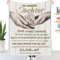 Kuscheldecke Flauschige Personalisierte Geschenke Decke für Unsere Tochter von Mama und Papa, An Unsere Tochter Decke von Eltern, Super Weiche Wohndecke Flanelldecke für Sofa Reisen Geburtstags