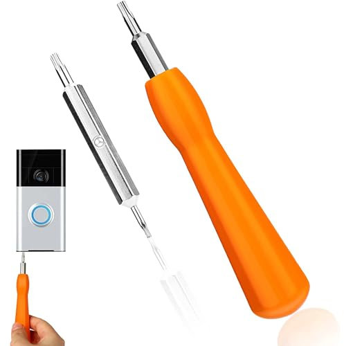 Doorbell Screwdriver Replacement - Double-Ended Screwdriver Bit with Torx T6 T15,Fit Video Doorbell, Video Doorbell 2, Pro and Elite