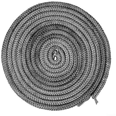 Stove Rope Kit, 8mm x 300cm/12mm x 2m Fire Rope Wood Burning Stove Length Log Burner Door Seal For boiler, industrial oven, and wood burning stove doors