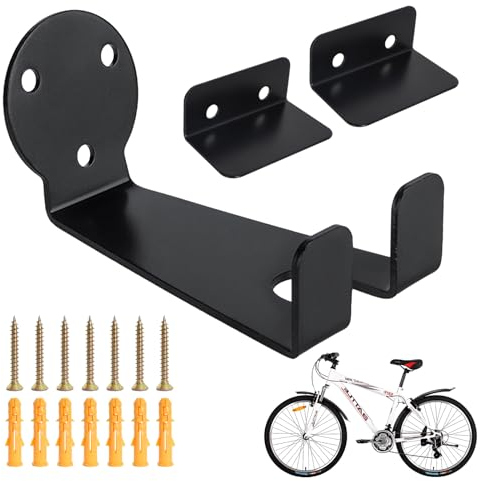 Fahrrad-Wandhalter Pedalaufhängung,Fahrradhalter, Fahrrad Wandhalterung, Kleiderbügel zur Wandmontage von Fahrrad-Fahrradpedalen für Garagenwand für Plattformpedal, Klickpedal, Hybridpedal