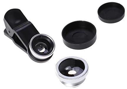 Veemoon Professional Phone Camera Lens Set Wide Angle Fisheye Macro Compatibility