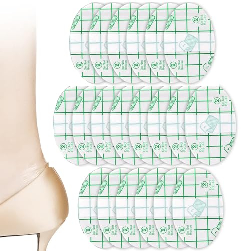 Apósitos Ampollas,20 Pcs Gel Cuidado de Pies Protector De Talón Para Pies Apósitos Impermeables Ampolla para Protectores De Dedos De Los Pies, Dedos Y Talones
