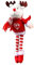 Weihnachtsmann/Elch/Schneemann, Weihnachtsvorhangschnalle, schöne Puppen, Ornament, Feiertagsparty-Dekorationen für Fensterdekoration, 2024, Weihnachtsmann-Dekoration