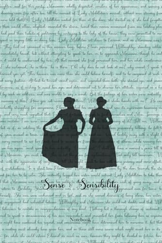 Sense and Sensibility Writing Notebook: 6x9 lined paperback; 100 pages
