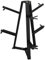 SPORTNOW Weight Rack, Weight Tree for 5cm Weight Plates and Barbell Bar with 6 Fasten Clamps for Home Gym Storage, 300kg Capacity