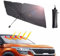 YZMXIY Frontscheibe Auto Sonnenschutz Regenschirm, Upgrade 360° Drehbar Faltbar fürs Auto, der schneller abkühlt und vor der Sonne schützt, Effizienter UV-Schutz (145 x 80cm)