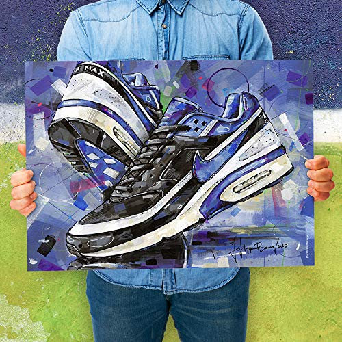 Air Max classic BW black persian violett 02 Poster 70x50 cm