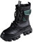 Stivali da combattimento da donna, suola spessa, antiscivolo, corti, con lacci, leggeri, caldi, da passeggio, in tinta unita, con cerniera laterale, in memory foam, per escursionismo, trekking