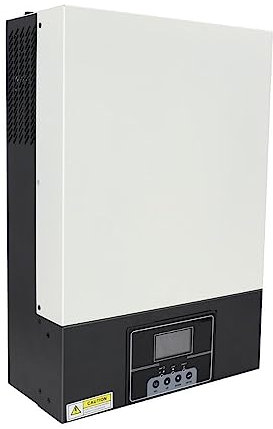 MZZYG Onduleur Solaire Hybride Onduleur Hybride 3.5KW 5.5KW Onde Sinusoïdale Pure 24V 48V MPPT 100A Chargeur Solaire Entrée PV 500Vdc Adaptée À La Station De Panneau Solaire(3500W 24V,Without WiFi)