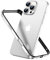 eptiazy Silicone Frame Aluminum Metal Case For iPhone 16 Pro Max 16Plus 16Pro Light Alloy Bumper Back Cover Accessories,for iPhone16Promax,Silver