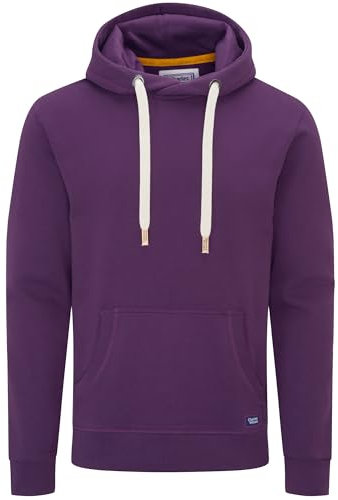Charles Wilson Originals Pullover con Cappuccio (L, Deep Purple (1124))