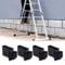 HpLive Ladder Non-Slip Feet, Replacement Non-Slip Rubber Folding Ladder Leg Feet Pads Foot Covers for Telescopes Folding Extension Ladder (4 Pieces)