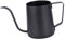 PRETYZOOM cafetera jarra cafe jarra para cafe maquina café cefeteras tetera eléctrica tetera con infusor taza recipiente para cafe Hervidor de agua con caño estrecho Acero inoxidable Black