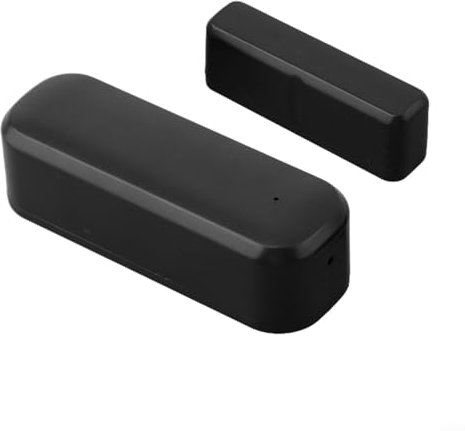 Smart WiFi Door Window Sensor for Home Security, Wireless Detector with Remote Control, Battery Powered, Compatible with Google Home, Black