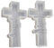 2PCS Silikon Formen, gesegnete und Glaube Kreuz Form, Non Stick Kreuz Silikon Form, Wiederverwendbare Kerzen Formen für die Herstellung von Aroma Perlen, Seife, Kerzen, DIY Handwerk, Kreuz Form