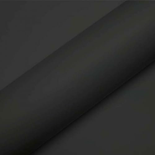 DIMEXACT - Covering Noir Mat pour Surface Plane avec Colle Airflow - 122 cm x 2.5 m - en Rouleau