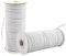 BOKFJBP Gummiband 7mm Breite Nähen-50 Meter Gummibänder Weiß Nähband Stoffband zum Haushalt DIY Bastelstoffe Hose-Nicht leicht verformbar