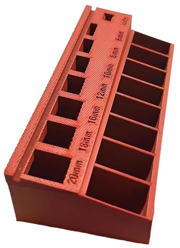 Plateau de tri des vis | Organiseur d'outils d'impression tridimensionnel | Organiseur optimisé pour l'accessibilité des boulons | Trieur de boulons pour mécanique, électronique, garage atelier