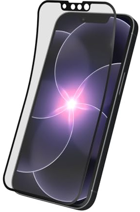 RhinoShield Impact Screen Pro Transparent Bildschirmschutz kompatibel mit [iPhone 17e / 16e / 14/13 Pro / 13] | Überlegener Aufprallschutz, kratzfest, mit Blaulichtfilter, inkl. Ausrichtungsrahmen