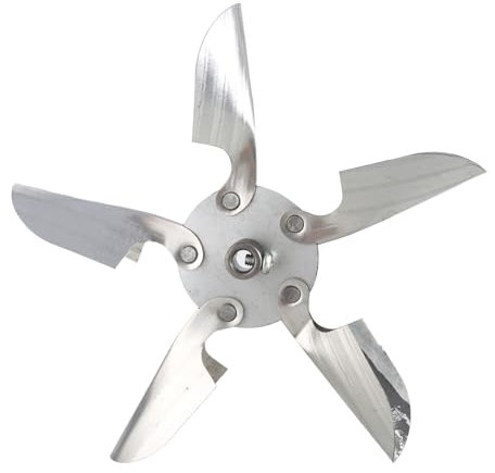 Ventola di ricambio per compressore d'aria a 5 foglie, dissipazione del calore, 12/15 cm