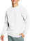 Hanes Felpa EcoSmart Maglia di Tuta, Bianco, L Uomo