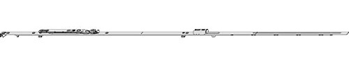 MACO MM Stulpflügelgetriebe fix iS, Beschlagsnut, FFH 841-1090 mm (221902)