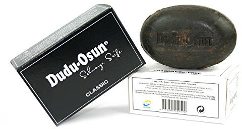 Dudu-Osun - Kennenlernset 1x Dudu-Osun CLASSIC - Original Schwarze Seife aus Afrika - Original Black Soap 150g + 1x Parfümfreie Schwarze Seife Fragrance-free 150g