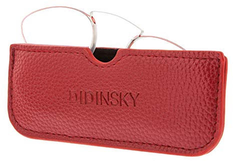 DIDINSKY Gafas de Lectura sin Patillas Graduadas Anti-bluelight para Hombre y Mujer. Anti-reflejantes y Anti Luz Azul Flexibles Irrompibles de Bolsillo para Leer – HERMITAGE