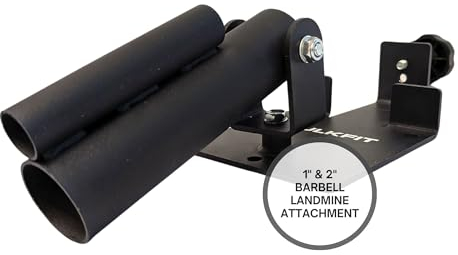 HulkFit Unisex-Erwachsene Pro Series T-Bar Row Zubehörteil, Schwarz